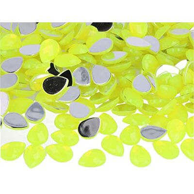 Innspiro - Z2201407 - Giallo fluorescente - 10x14 mm - Pietre acriliche decorative Innspiro - Z2201407 - Giallo fluorescente - 10x14 mm - Pietre acriliche decorative