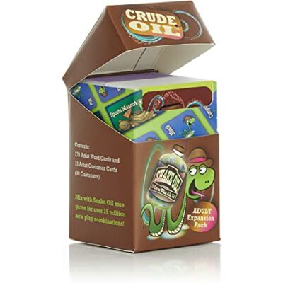 Snake Oil Olio grezzo Game Expansion Pack per adulti The (piccante) Silly Selling Party Game Snake Oil Olio grezzo Game Expansion Pack per adulti The (piccante) Silly Selling Party Game