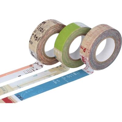 Classiky Set 3 nastri adesivi masking tape washi graffiti A colori assortiti 15 mm x 15 m. Classiky Set 3 nastri adesivi masking tape washi graffiti A colori assortiti 15 mm x 15 m.