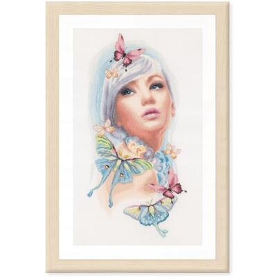 Lanarte Kit Punto Croce Contato SOGNI DI FARFALLE Decorativi Per Pareti ca. 26 x 53 cm Set Fai Da Te Creativo Adulti Ricamo Casa Decor Arte Da Parete Kit Per Hobby Cross Stitch Lanarte Kit Punto Croce Contato SOGNI DI FARFALLE Decorativi Per Pareti ca. 26 x 53 cm Set Fai Da Te Creativo Adulti Ricamo Casa Decor Arte Da Parete Kit Per Hobby Cross Stitch