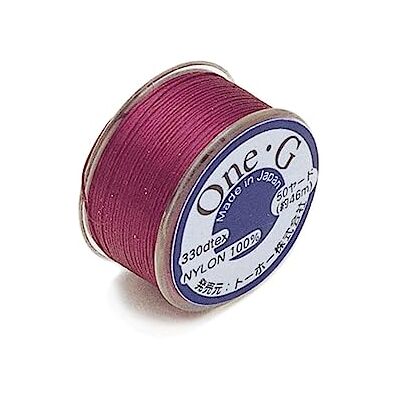 TOHO Filo Nilon One-G nº06, Borgogna, 230 m Lunghezza TOHO Filo Nilon One-G nº06, Borgogna, 230 m Lunghezza