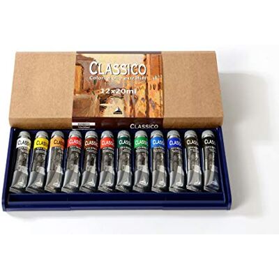 Maimeri - Maimeri Classico - 12 colori - Pittura ad olio Maimeri - Maimeri Classico - 12 colori - Pittura ad olio