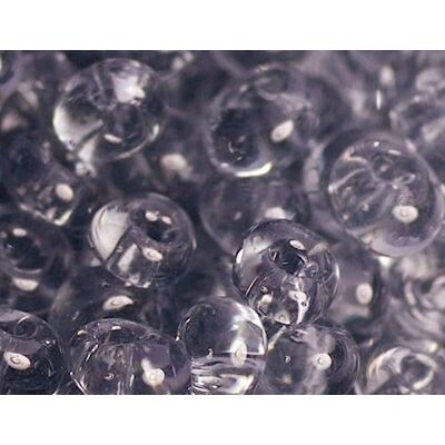TOHO Perline giapponesi magatama trasparente grigio 3mm. 100 g. TOHO Perline giapponesi magatama trasparente grigio 3mm. 100 g.