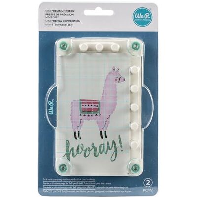 We R Memory Keepers American Crafts Mini Precision Press-Stamping Tool, Scrapbooking Essentials, 7.6 X 12.7 Cm We R Memory Keepers American Crafts Mini Precision Press-Stamping Tool, Scrapbooking Essentials, 7.6 X 12.7 Cm