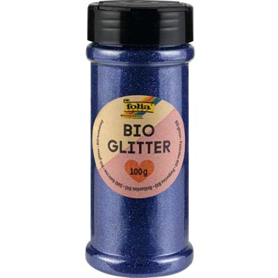 folia -Glitter, 100 g, Organico Blu, per abbellire e Decorare, Glitter, Blue folia -Glitter, 100 g, Organico Blu, per abbellire e Decorare, Glitter, Blue