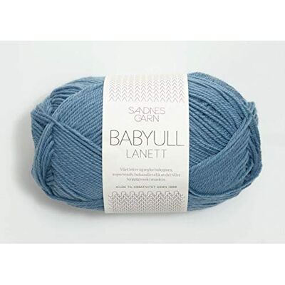 Sandnes Garn Babyull Lanett col.6033 Medium Blue ca. 175 m 50 g Sandnes Garn Babyull Lanett col.6033 Medium Blue ca. 175 m 50 g