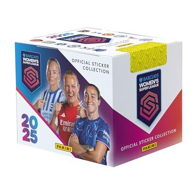 Panini Barclays Adesivi ufficiali da donna Super League 2025, confezione da 50, con 5 adesivi per pacchetto, NUOVO per il 2025! Panini Barclays Adesivi ufficiali da donna Super League 2025, confezione da 50, con 5 adesivi per pacchetto, NUOVO per il 2025!