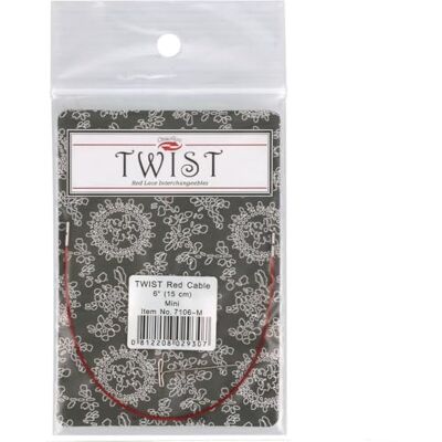 ChiaoGoo TWIST RED Cavo Mini 15 cm per Ferri Intercambiabili ChiaoGoo TWIST RED Cavo Mini 15 cm per Ferri Intercambiabili
