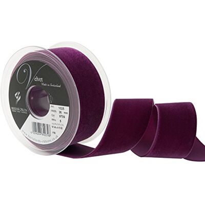 Berisfords Nastro di Velluto, Fucsia, 102 x 45 x 102 cm Berisfords Nastro di Velluto, Fucsia, 102 x 45 x 102 cm