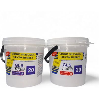 PROCHIMA Gomma Siliconiche Gls-PRO 20 A+B, Blu, 500 GR PROCHIMA Gomma Siliconiche Gls-PRO 20 A+B, Blu, 500 GR