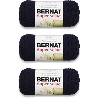 Bernat Filato, acrilico, blu marino, 7 oz Bernat Filato, acrilico, blu marino, 7 oz