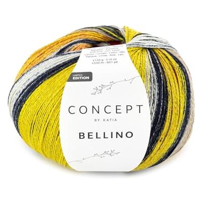 Katıa BELLINO by Concept Gomitolo da 150 grammi e 550 metri (205 Rosso-Giallo Limone Verde-Blu) Katıa BELLINO by Concept Gomitolo da 150 grammi e 550 metri (205 Rosso-Giallo Limone Verde-Blu)