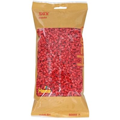 Hama 205-05 Hobby Creativo Midi 6000 Beads Sachet Red Hama 205-05 Hobby Creativo Midi 6000 Beads Sachet Red