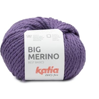 Katıa BIG MERINO di in gomitoli da 100 grammi e 80 metri. (61 Viola scuro) Katıa BIG MERINO di in gomitoli da 100 grammi e 80 metri. (61 Viola scuro)