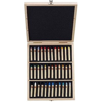 Sennelier Oil Pastel 36 Plein Air Wood Box Sennelier Oil Pastel 36 Plein Air Wood Box