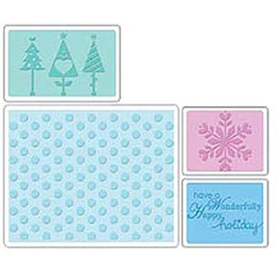 Sizzix Fustelle, 4 cartelle di stampa Sizzix Fustelle, 4 cartelle di stampa
