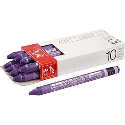 Caran d'Ache NEOCOLOR II 120 VIOLETT/VIOLET () / Pastelli da 10 pezzi (Confezione da 1 pezzo) / Cera acquerellabile/Per carta, cartone, vetro, legno, pelle, pietra Caran d'Ache NEOCOLOR II 120 VIOLETT/VIOLET () / Pastelli da 10 pezzi (Confezione da 1 pezzo) / Cera acquerellabile/Per carta, cartone, vetro, legno, pelle, pietra
