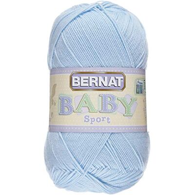 Bernat Piccolo Acrilico Bambino Sport gomitolo di Lana, Baby Blue Bernat Piccolo Acrilico Bambino Sport gomitolo di Lana, Baby Blue