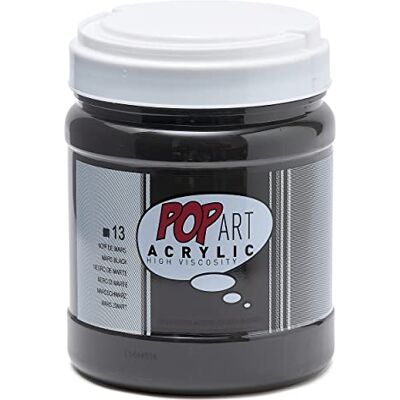 Pebeo Modello Nero - Colore Acrilico per Artisti & Hobby - 700ml Pebeo Modello Nero - Colore Acrilico per Artisti & Hobby - 700ml