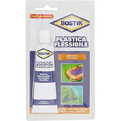 Bostik Plastica Flessibile, colla trasparente, 50 g Bostik Plastica Flessibile, colla trasparente, 50 g