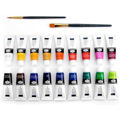 Royal & Langnickel Set di colori acrilici, 12 tubetti Royal & Langnickel Set di colori acrilici, 12 tubetti