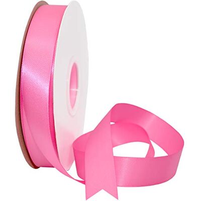 Morex nastro di raso double face, 7/8 "x 50 m, rosa acceso Morex nastro di raso double face, 7/8 "x 50 m, rosa acceso