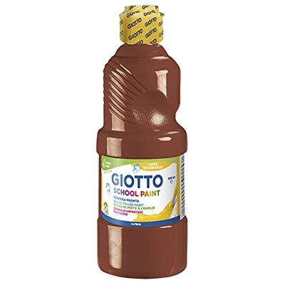 Giotto 535328 Tempera Lavabile da 500ml, Marrone Giotto 535328 Tempera Lavabile da 500ml, Marrone