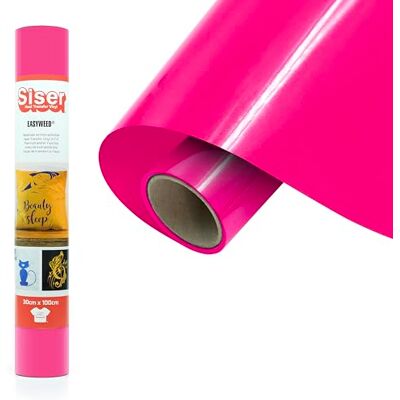 SISER ® EasyWeed® Fluo lampone, 30cm x 1mt, vinile termotrasferibile termoadesivo per personalizzare i tessuti, hobby creativi, certificato VeganOk e Oeko-Tex standard 100 classe I. SISER ® EasyWeed® Fluo lampone, 30cm x 1mt, vinile termotrasferibile termoadesivo per personalizzare i tessuti, hobby creativi, certificato VeganOk e Oeko-Tex standard 100 classe I.