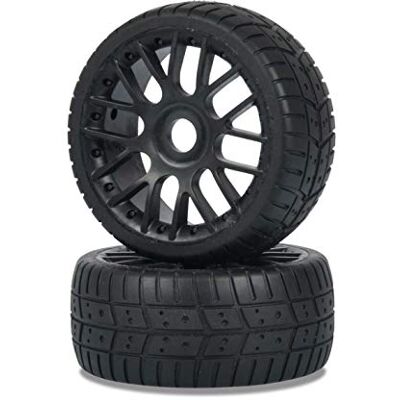 CARSON Modello 500405840 - Pneumatici RC On-Road 1:8, 2 pz CARSON Modello 500405840 - Pneumatici RC On-Road 1:8, 2 pz