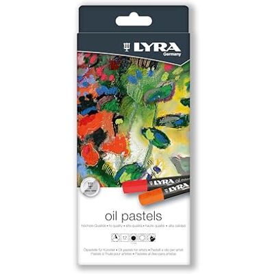 LYRA Oil Pastels Pastelli Olio per Belle Arti Scatola 12 Pezzi LYRA Oil Pastels Pastelli Olio per Belle Arti Scatola 12 Pezzi