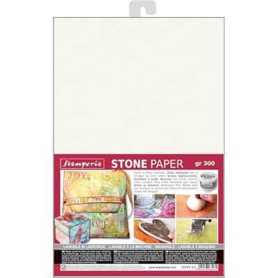 Stamperia , Stone paper lavabile f.to A3 Stamperia , Stone paper lavabile f.to A3