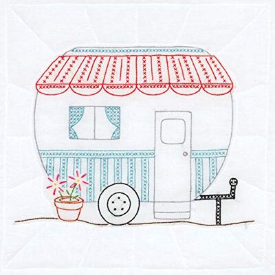 ART Camper Blocco Trapunta, Cotone, Bianco, Taglia unica ART Camper Blocco Trapunta, Cotone, Bianco, Taglia unica