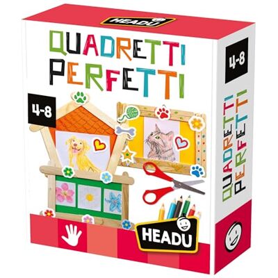 Headu Quadretti Perfetti Disegna Il Tuo Pet! Gioco Art & Craft per Bambini 4 5 6 7 8 Anni, Gioco Didattico Creativo, Idea Regalo Bambino Bambina Natale Compleanno Scuola, Made in Italy Headu Quadretti Perfetti Disegna Il Tuo Pet! Gioco Art & Craft per Bambini 4 5 6 7 8 Anni, Gioco Didattico Creativo, Idea Regalo Bambino Bambina Natale Compleanno Scuola, Made in Italy