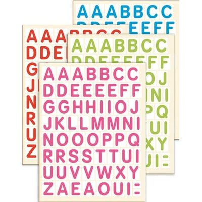 Collectif Adesivi Lettere majuscul Collectif Adesivi Lettere majuscul