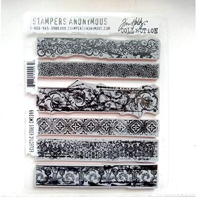 Tim Holtz Eclectic Edges Timbri Trasparenti - Timbri Trasparenti Tim Holtz Eclectic Edges Timbri Trasparenti - Timbri Trasparenti