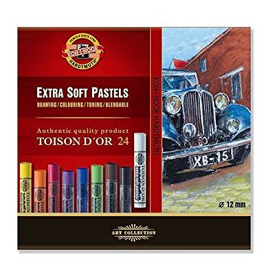 Koh-I-Noor artista extra Soft Pastels 8554, confezione da 24 Koh-I-Noor artista extra Soft Pastels 8554, confezione da 24