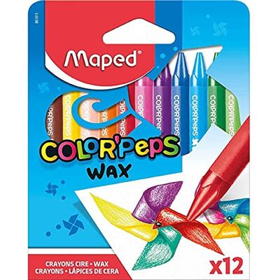 Maped Pastelli A Cera Sc 12 Colori Maped Pastelli A Cera Sc 12 Colori