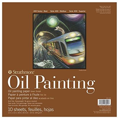 Strathmore Blocco per pittura a olio serie 400, carta, bianco naturale, 22,9 x 30,5 cm Strathmore Blocco per pittura a olio serie 400, carta, bianco naturale, 22,9 x 30,5 cm