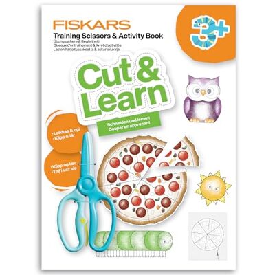 Kit di Sicurezza e Arte per Bambini Fiskars - Forbici & Libro di Attività Kit di Sicurezza e Arte per Bambini Fiskars - Forbici & Libro di Attività