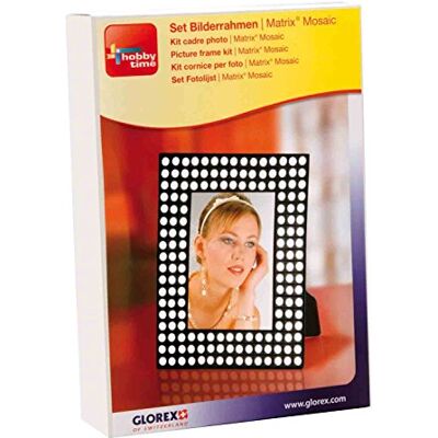 Glorex GmbH Set di cornici per Foto Matrix Mosaic, Colore: Nero Glorex GmbH Set di cornici per Foto Matrix Mosaic, Colore: Nero