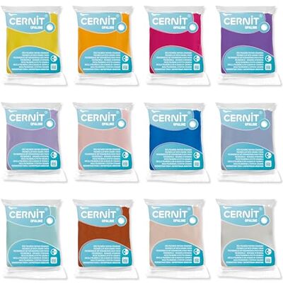 Cernit Opaline Finitura in ceramica - 12 colori - 672g Cernit Opaline Finitura in ceramica - 12 colori - 672g