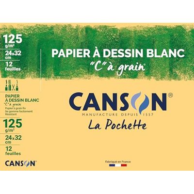 Canson - C' grain - 320x240mm - 125 g/m2 - Carta da disegno Canson - C' grain - 320x240mm - 125 g/m2 - Carta da disegno