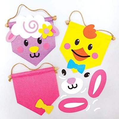 Baker Ross Striscioni di Pasqua Confezione da 3, Artigianato per Bambini () Baker Ross Striscioni di Pasqua Confezione da 3, Artigianato per Bambini ()