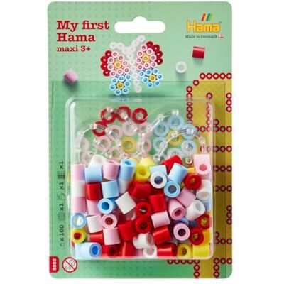 Hama Perle Maxi Perline da Stirare, Confezione da 100 Perline con Diametro di 10 mm, Motivo Farfalla, Divertimento Creativo per Grandi e piccini Hama Perle Maxi Perline da Stirare, Confezione da 100 Perline con Diametro di 10 mm, Motivo Farfalla, Divertimento Creativo per Grandi e piccini