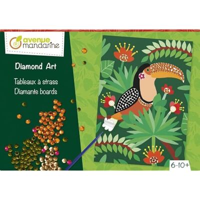 My Mandarine Scatola creativa per bambini 4 fogli di decorazioni + 700 diamants lumineux a partire dai 6 anni DIAMOND ART My Mandarine Scatola creativa per bambini 4 fogli di decorazioni + 700 diamants lumineux a partire dai 6 anni DIAMOND ART