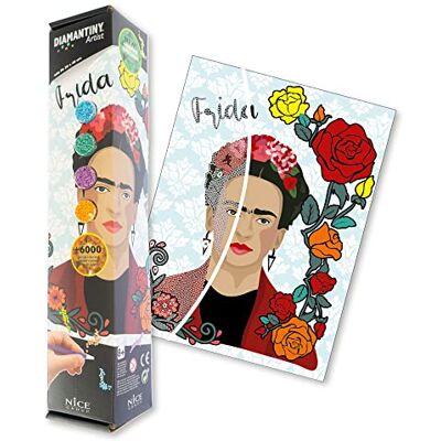 DIAMANTINY Artist Medium 30x40 Attività Crystal Art, Diamond Painting Kit, Frida DIAMANTINY Artist Medium 30x40 Attività Crystal Art, Diamond Painting Kit, Frida