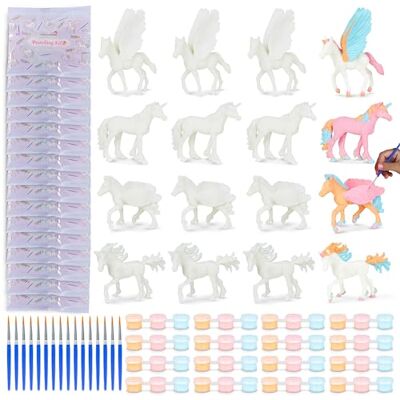 BONNYCO Unicorno Bambina, Set Pittura Bambini 16 Pezzi. Regalo Gadget Compleanno Bambini, Regalini Fine Festa Compleanno. Regalino Fine Festa Dopo Invitati, Kit Lavoretti, Gadget Unicorno Giocattolo BONNYCO Unicorno Bambina, Set Pittura Bambini 16 Pezzi. Regalo Gadget Compleanno Bambini, Regalini Fine Festa Compleanno. Regalino Fine Festa Dopo Invitati, Kit Lavoretti, Gadget Unicorno Giocattolo