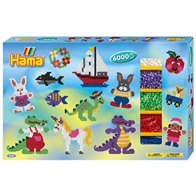 Hama 3028 Set di Perline per Creare Personaggi in 3D, Misura Midi, Confezione Regalo Hama 3028 Set di Perline per Creare Personaggi in 3D, Misura Midi, Confezione Regalo