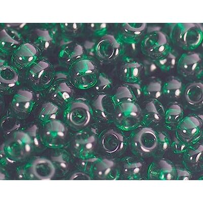 TOHO Perline giapponesi rocaille trasparenti verde 2,2 mm.11/0 100 gr. TOHO Perline giapponesi rocaille trasparenti verde 2,2 mm.11/0 100 gr.