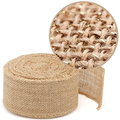 La cordeline Nastro di Iuta Naturale 16 x 5 x 16 cm La cordeline Nastro di Iuta Naturale 16 x 5 x 16 cm